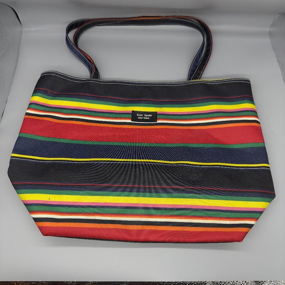 Vintage Kate Spade Striped Tote